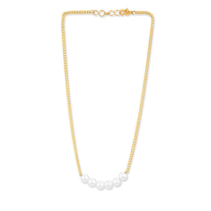 Beautiful Pearl and Precious Stone Necklace