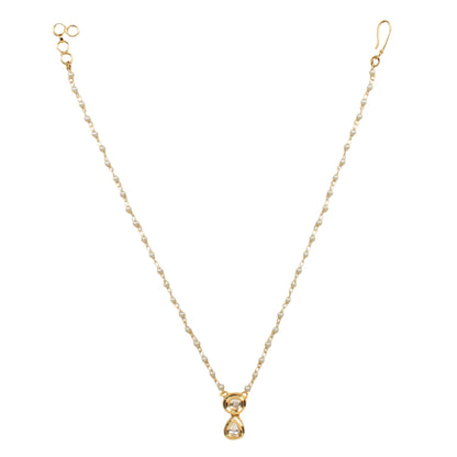 Beautiful Pearl Choker Kundan Beaded Necklace