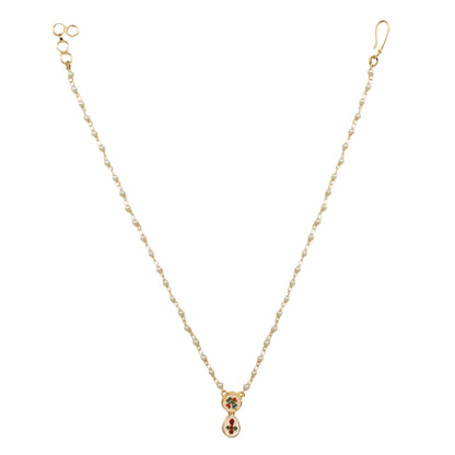 Beautiful Pearl Choker Kundan Beaded Necklace