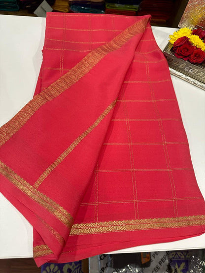 Beautiful Pure Mysore Silk Saree
