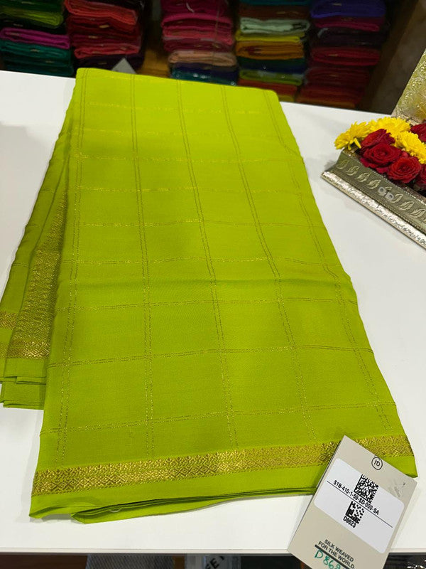 Beautiful Pure Mysore Silk Saree