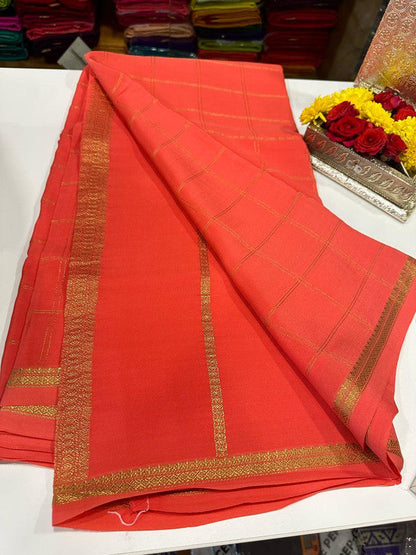 Beautiful Pure Mysore Silk Saree
