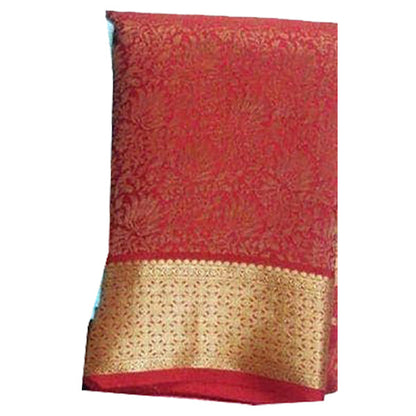 Brocade pattern 100gm Thickness Mysoree Silk Saree