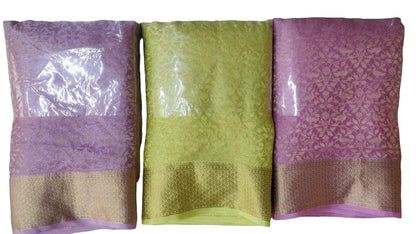 Brocade pattern 100gm Thickness Mysoree Silk Saree