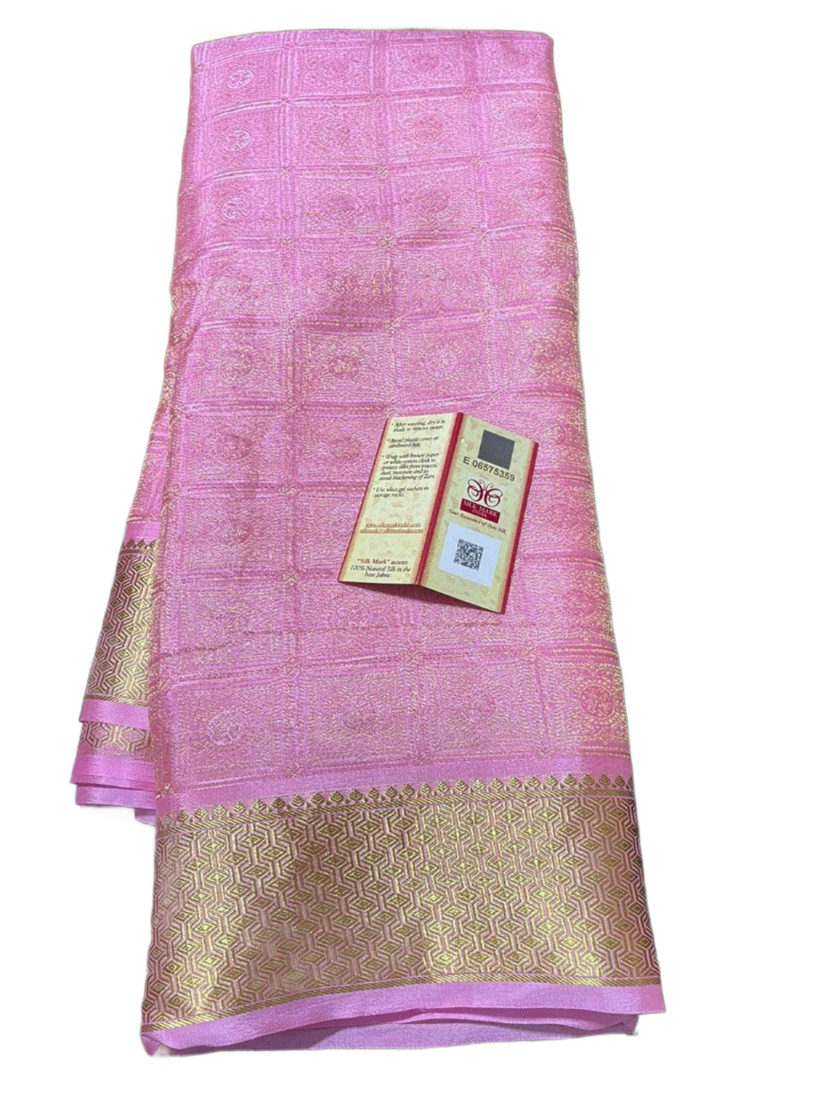 Brocade pattern 100gm Thickness Mysoree Silk Saree