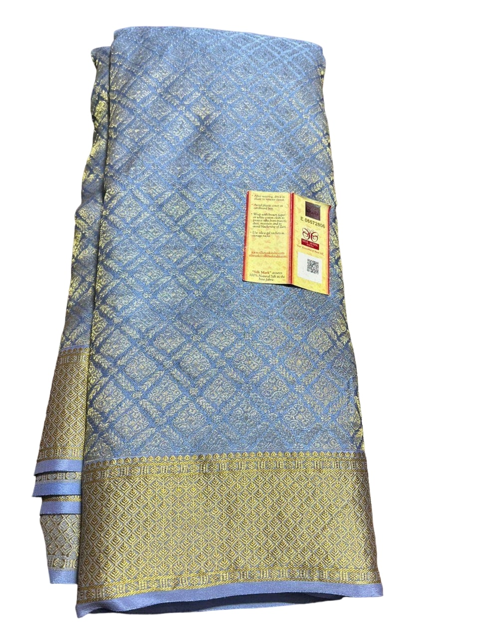 Brocade pattern 100gm Thickness Mysoree Silk Saree