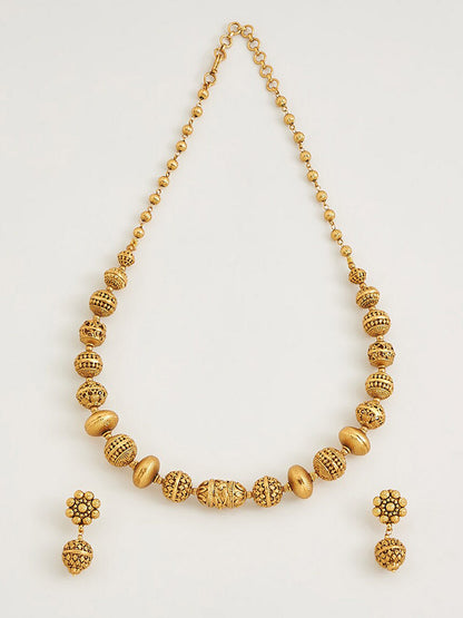 Kushal's Fashion Jewellery Women Gold-Toned Jewellery Set
