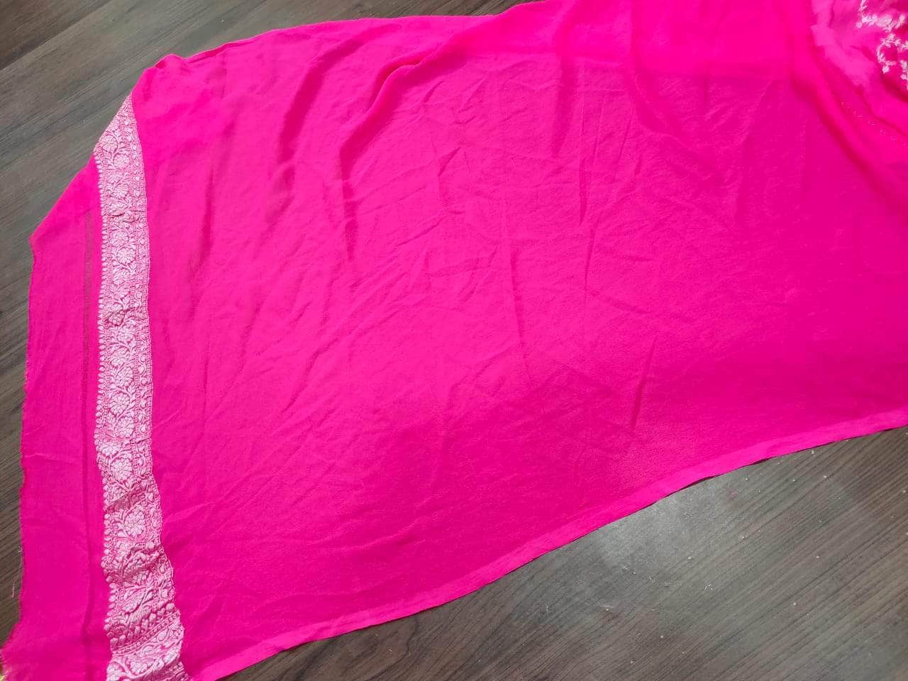 Chiffon Georgette Silk Saree