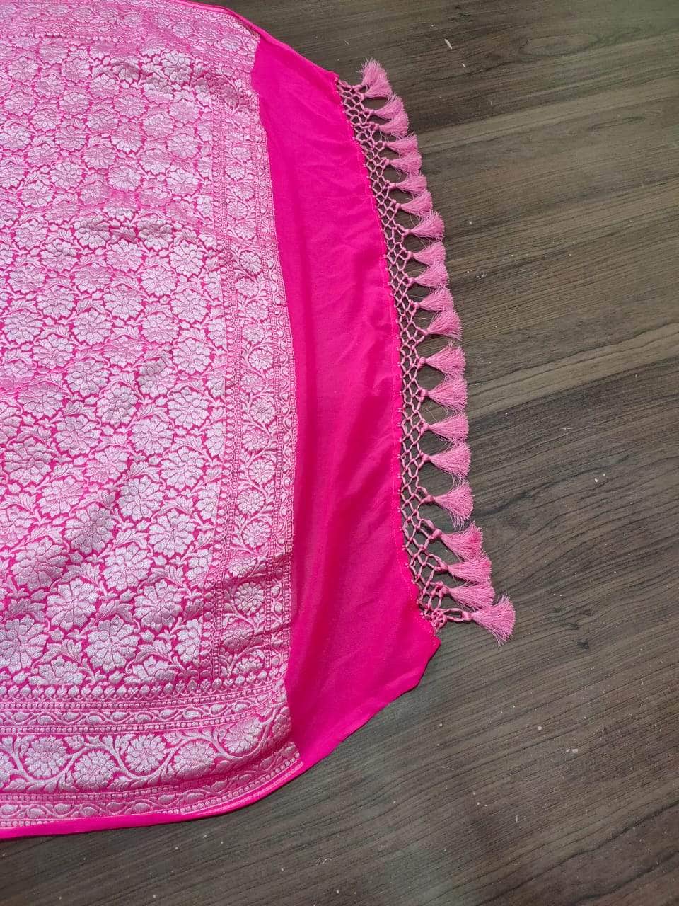 Chiffon Georgette Silk Saree