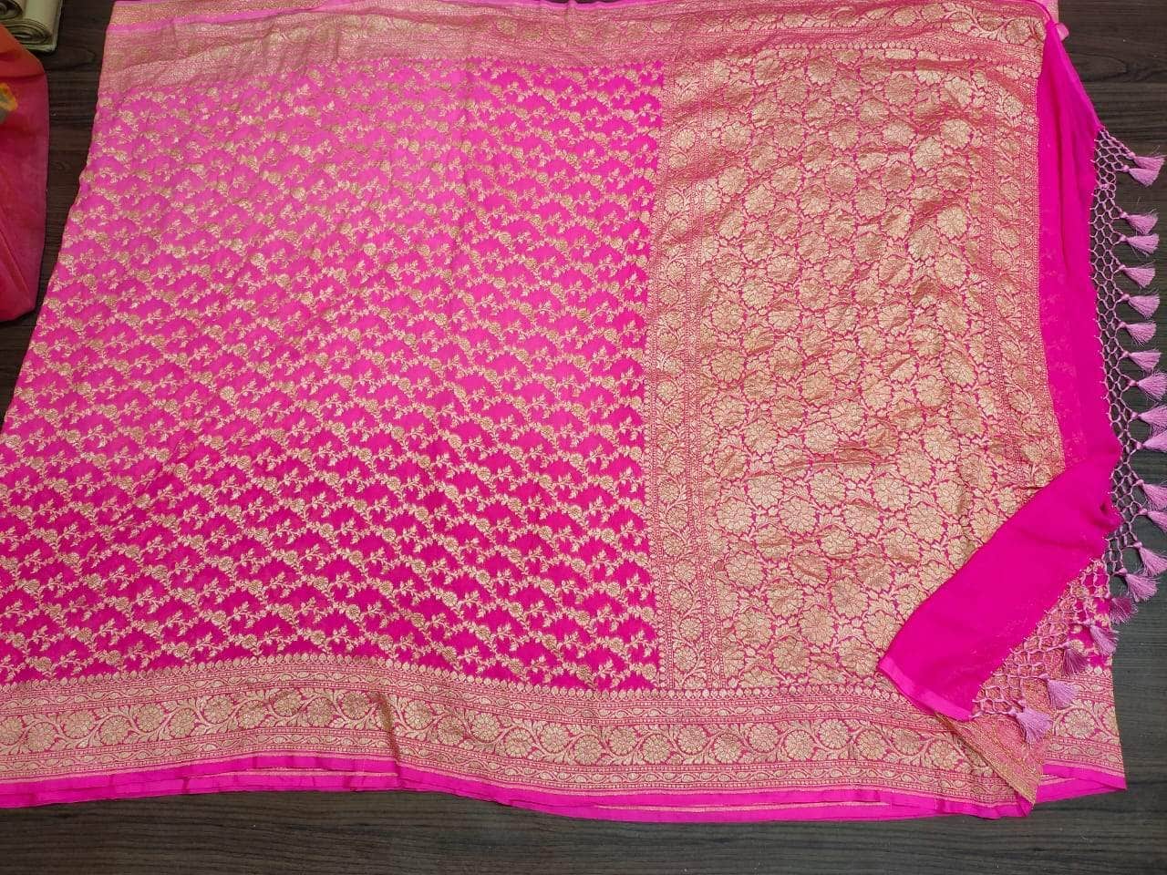 Chiffon Georgette Silk Saree