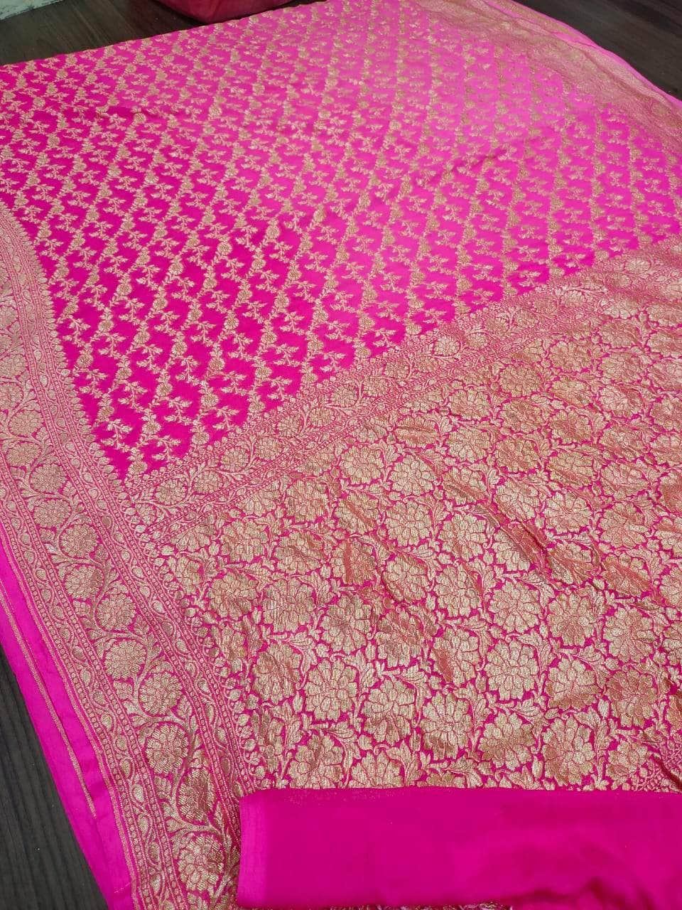 Chiffon Georgette Silk Saree