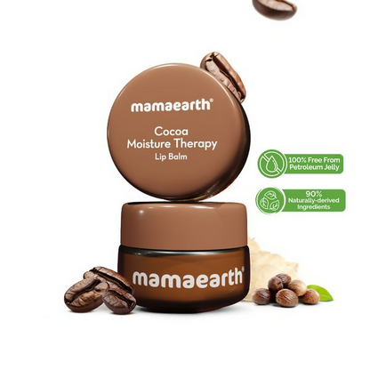 Mamaearth Cocoa Moisture Therapy Lip Balm with Cocoa Butter & Coffee For Dry & Chapped Lips