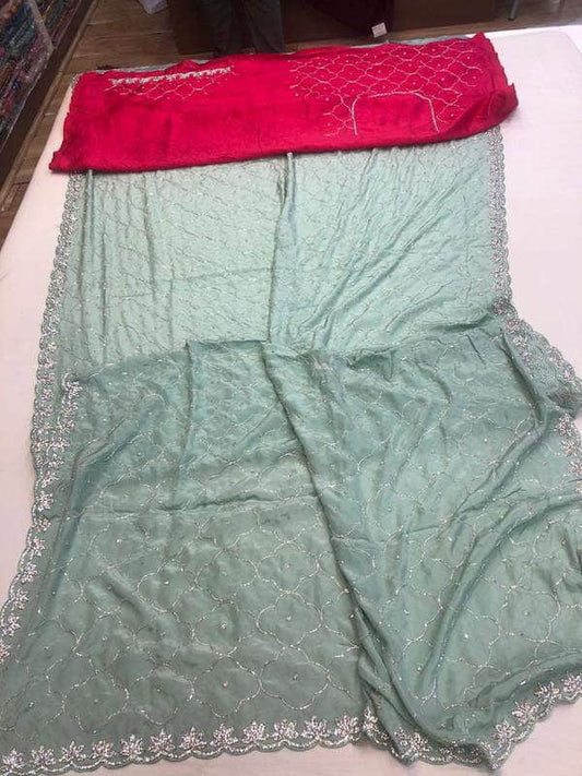 Crepe Silk Fancy Saree