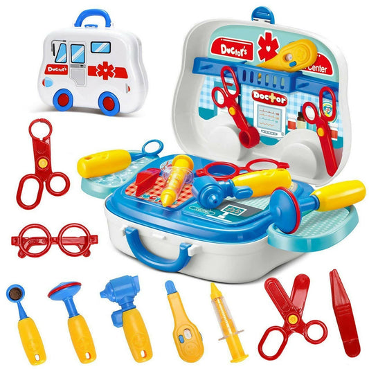 Sardar Ji Ki Dukan Pretend Play Doctor Play Sets For Boys/Girls/Kids Doctor Kit Toys With Suitcase - Isi Approved (Doctor Set - Box)