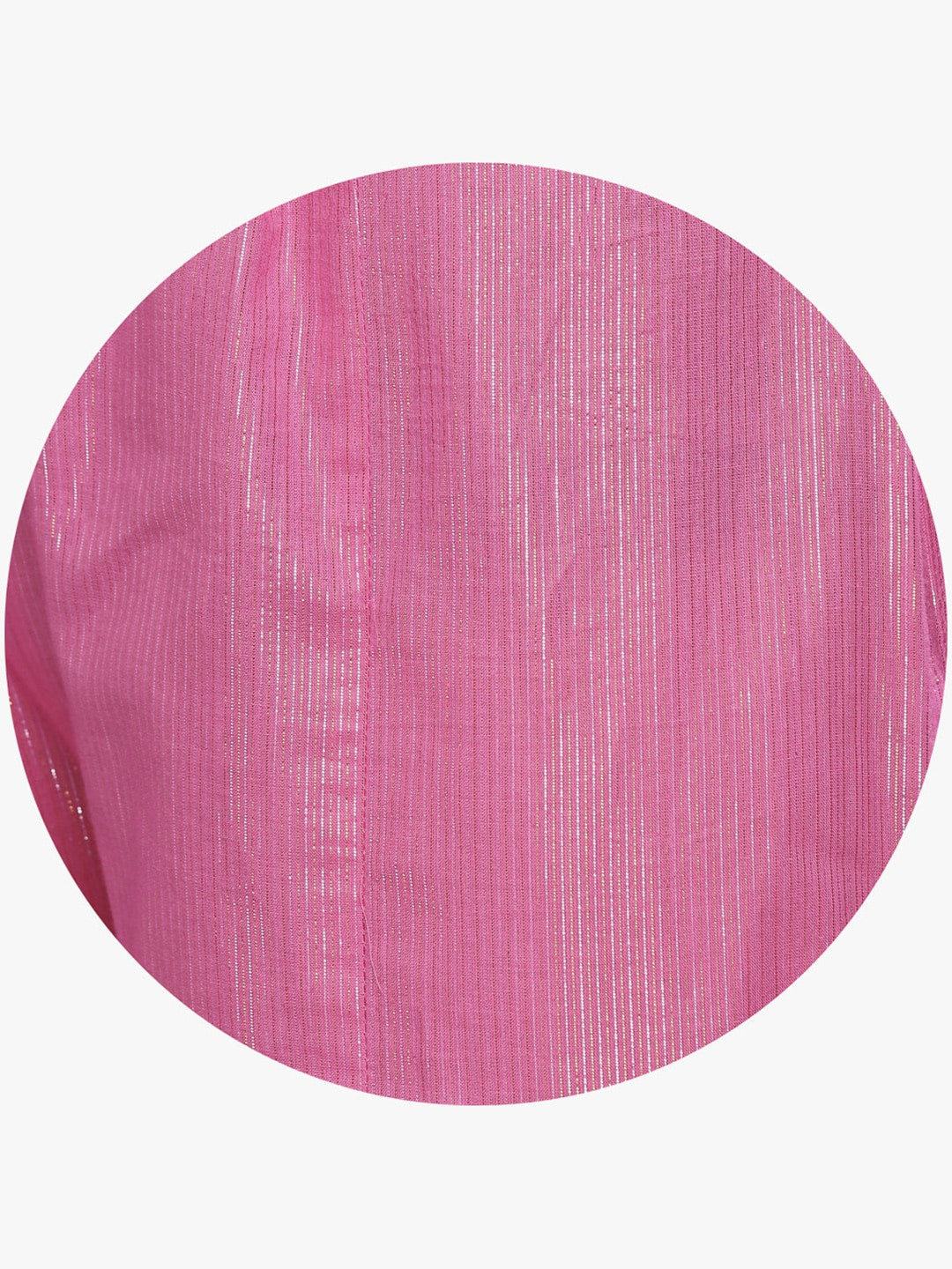 Sangria Women Pink Printed Kurta with Trousers