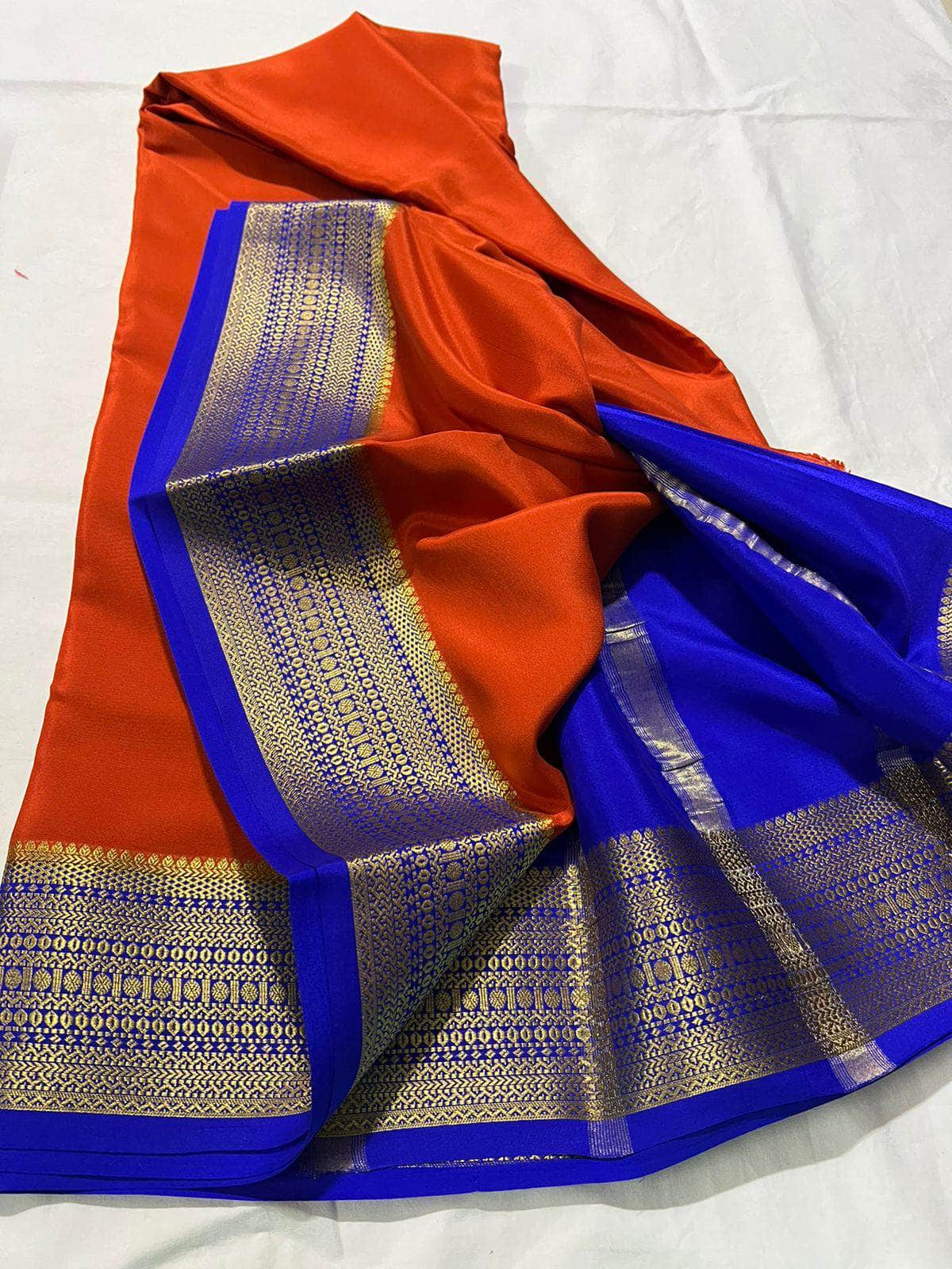 Designer 100gm Thickness South Silk Saree- Mysoree Silk Saree