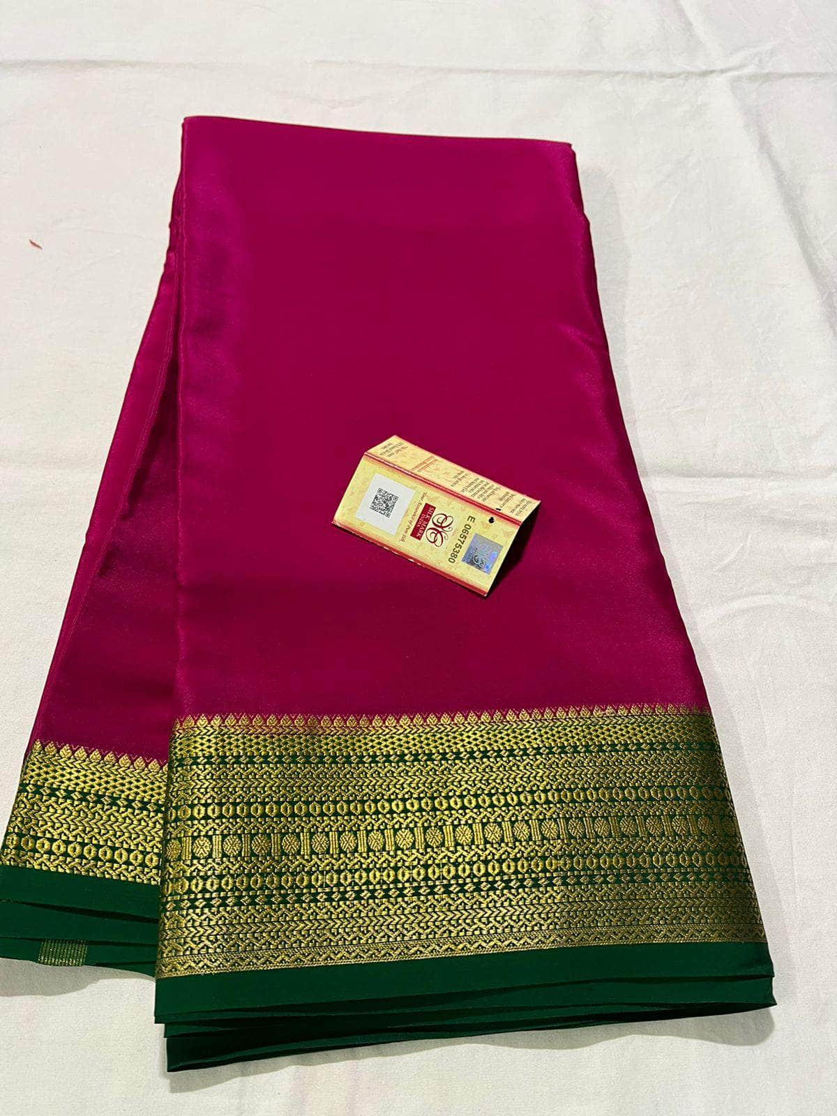 Designer 100gm Thickness South Silk Saree- Mysoree Silk Saree