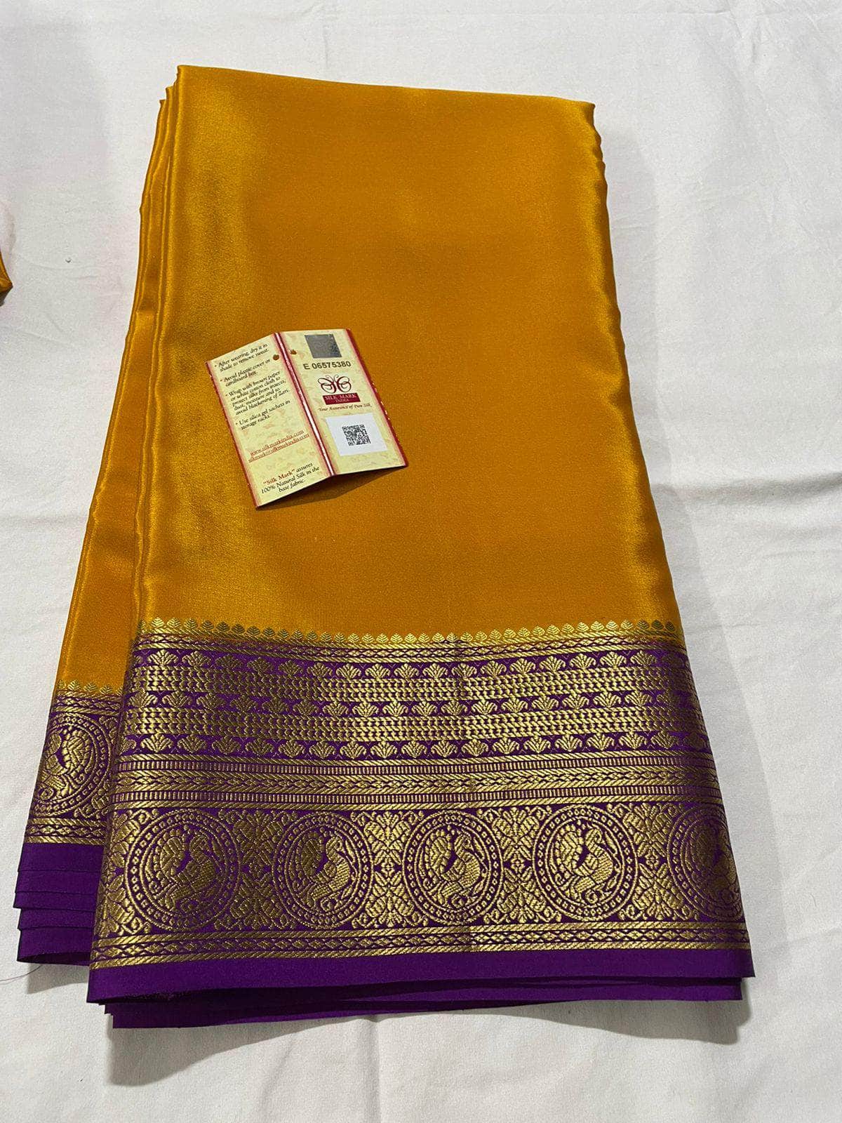 Designer 100gm Thickness South Silk Saree- Mysoree Silk Saree