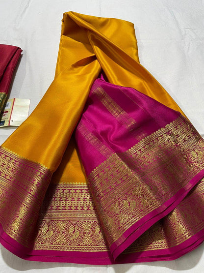 Designer 100gm Thickness South Silk Saree- Mysoree Silk Saree