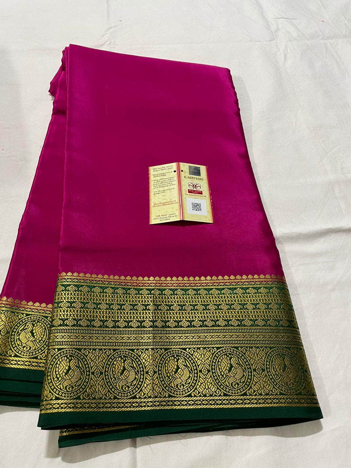 Designer 100gm Thickness South Silk Saree- Mysoree Silk Saree