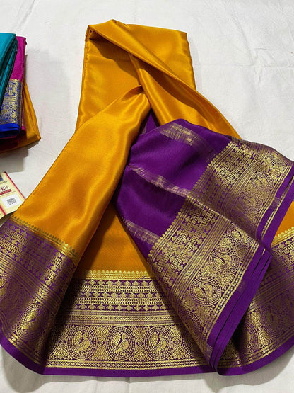 Designer 100gm Thickness South Silk Saree- Mysoree Silk Saree