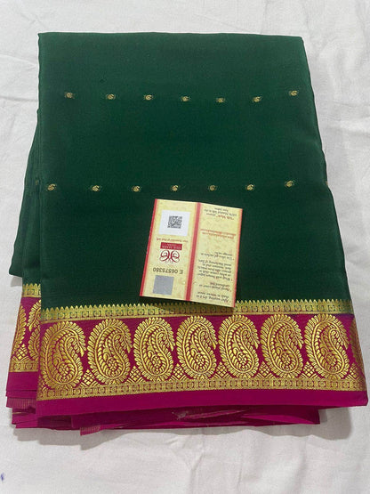 Designer 100gm Thickness South Silk Saree- Mysoree Silk Saree