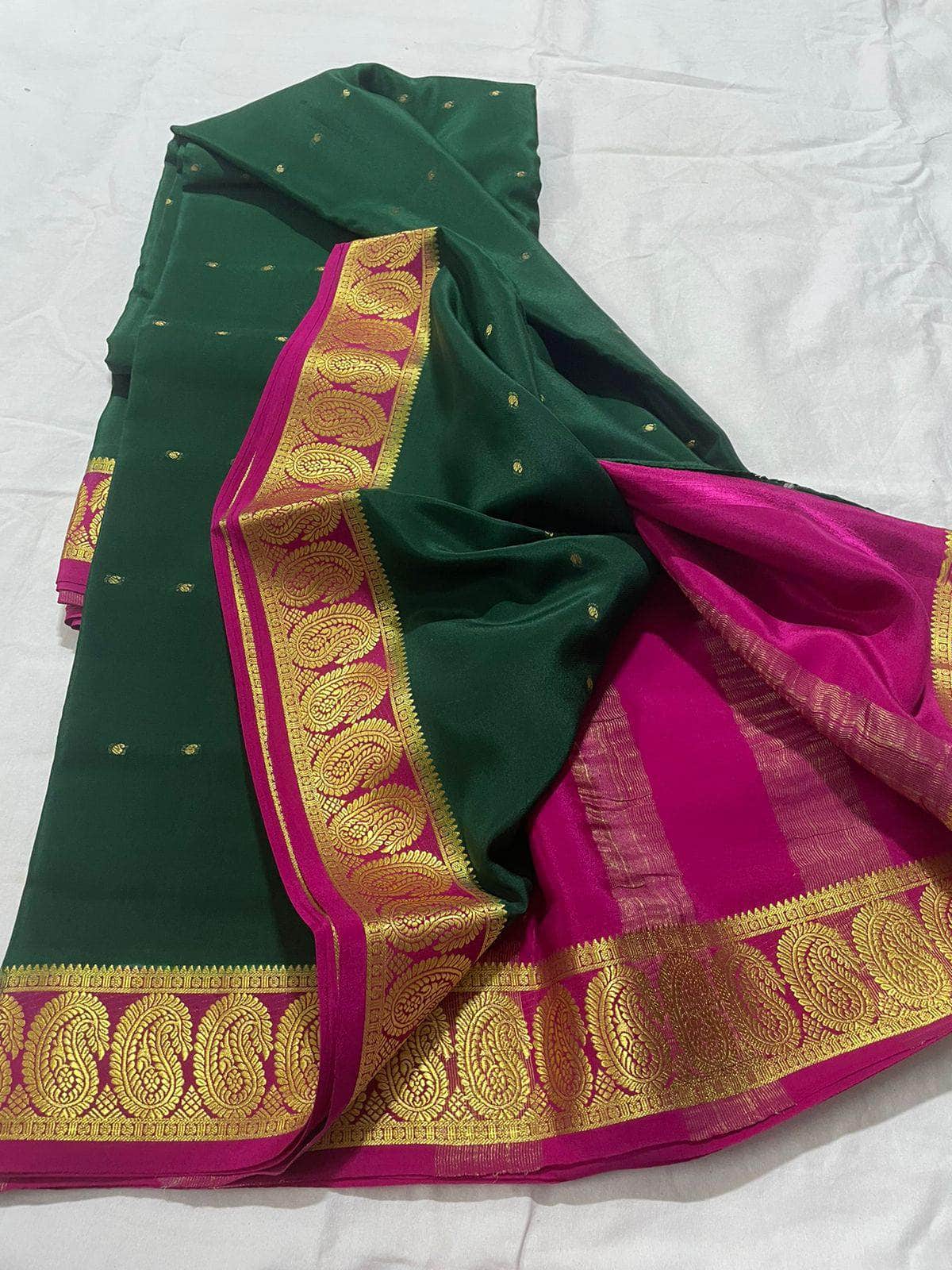Designer 100gm Thickness South Silk Saree- Mysoree Silk Saree