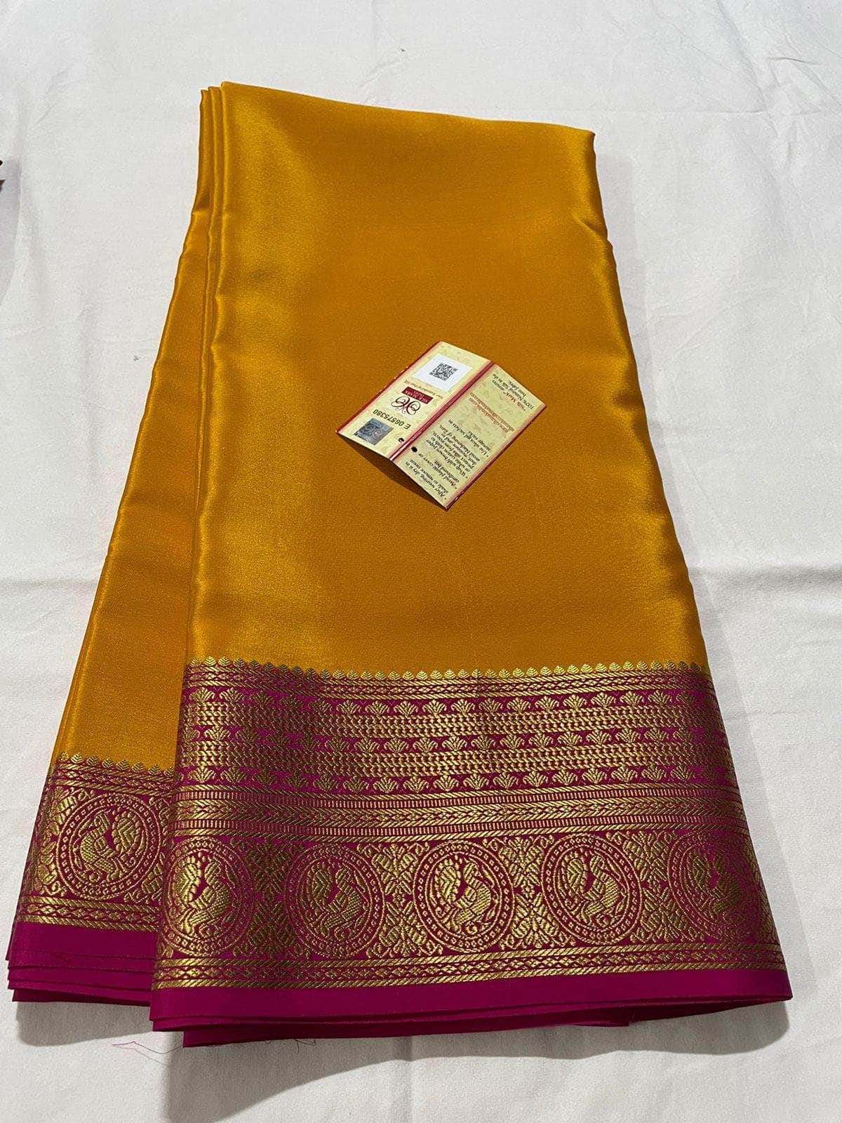 Designer 100gm Thickness South Silk Saree- Mysoree Silk Saree
