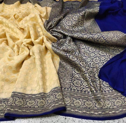 Designer Banarasi  Georgette Chiffon - Silk Saree