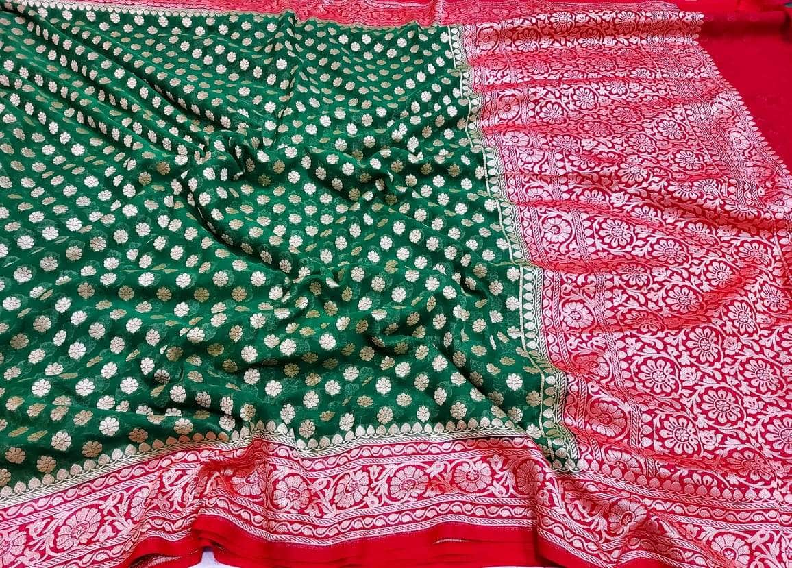 Designer Banarasi  Georgette Chiffon - Silk Saree
