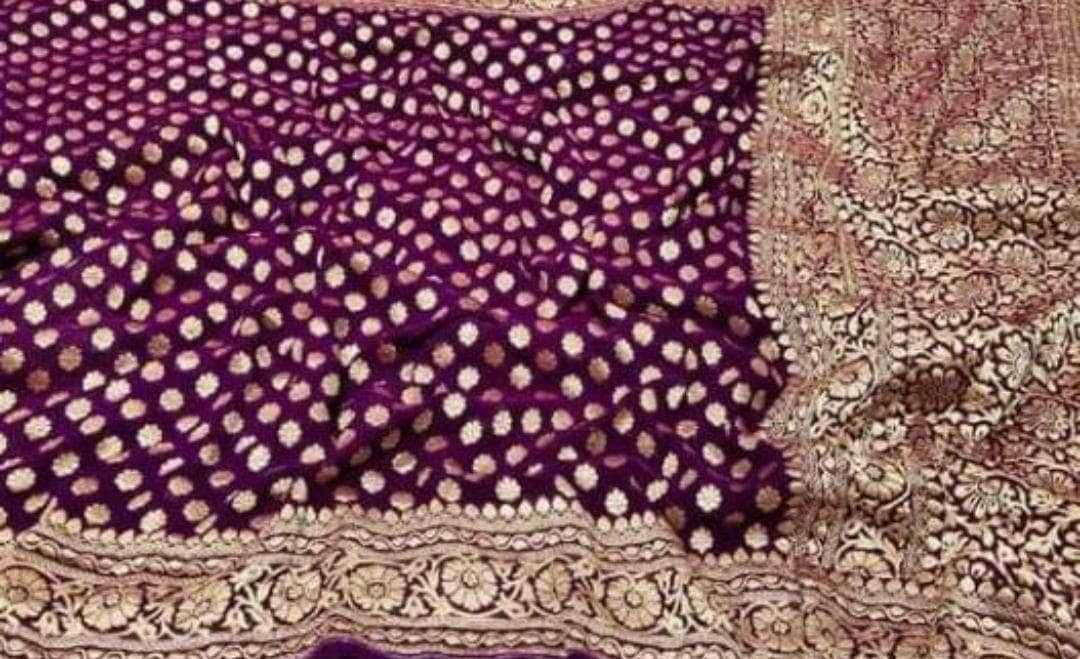 Designer Banarasi  Georgette Chiffon - Silk Saree