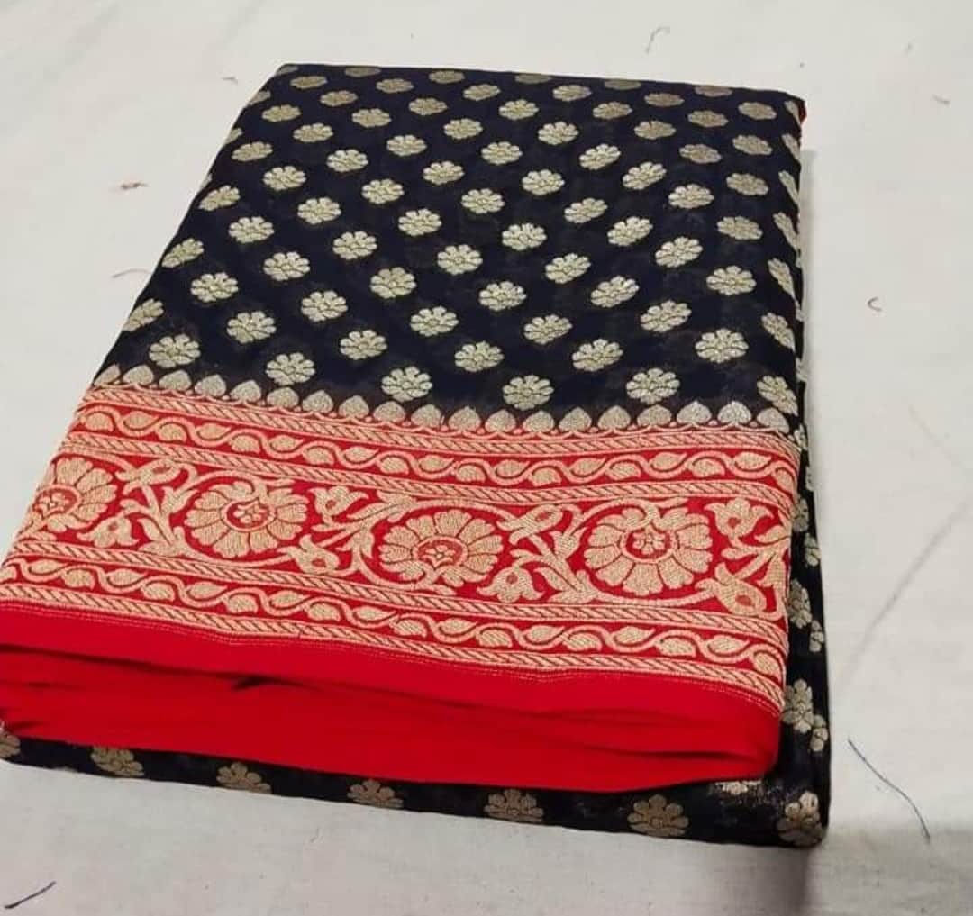 Designer Banarasi  Georgette Chiffon - Silk Saree