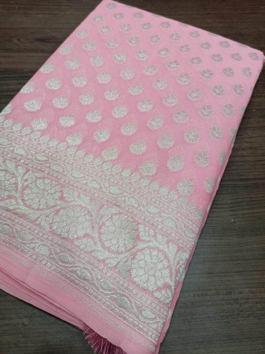 Designer Banarasi  Georgette Chiffon - Silk Saree