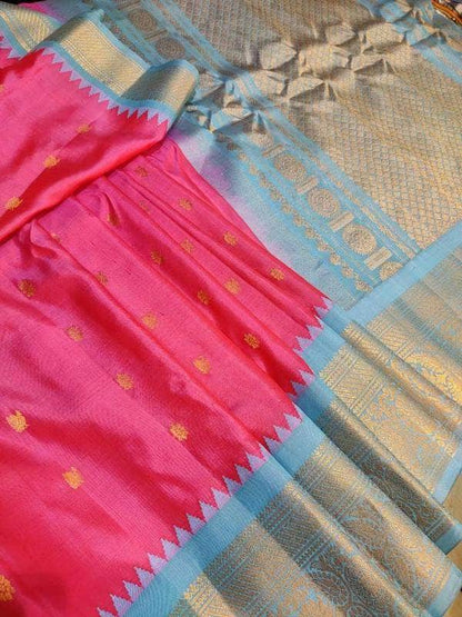 Designer Gadwal Pure Silk Saree