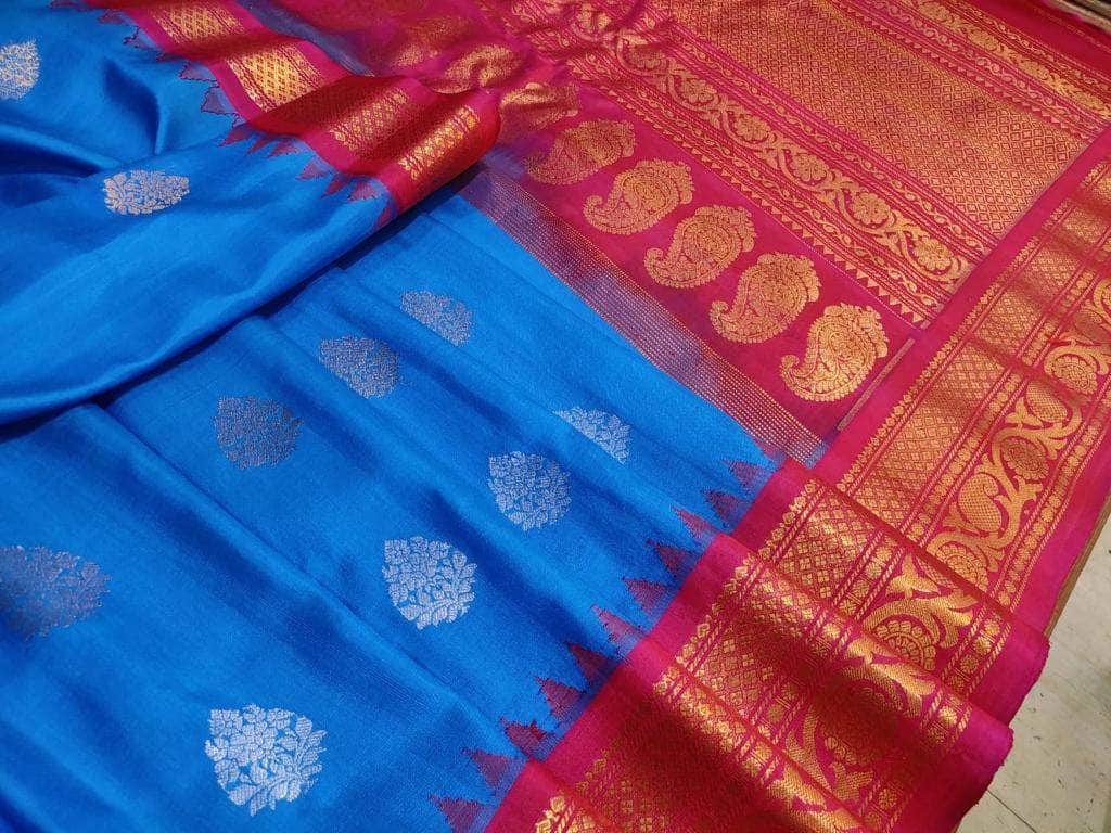 Designer Gadwal Pure Silk Saree
