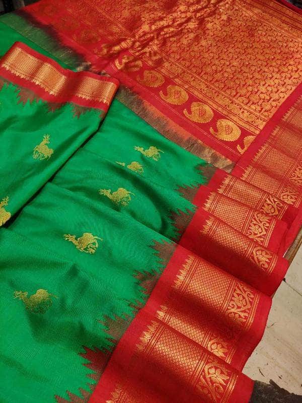 Designer Gadwal Pure Silk Saree
