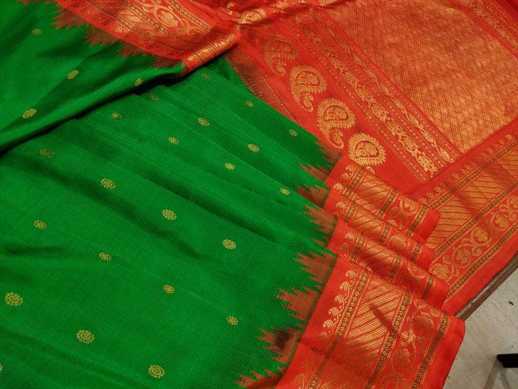 Designer Gadwal Pure Silk Saree