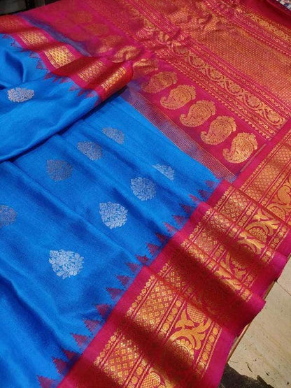 Designer Gadwal Pure Silk Saree