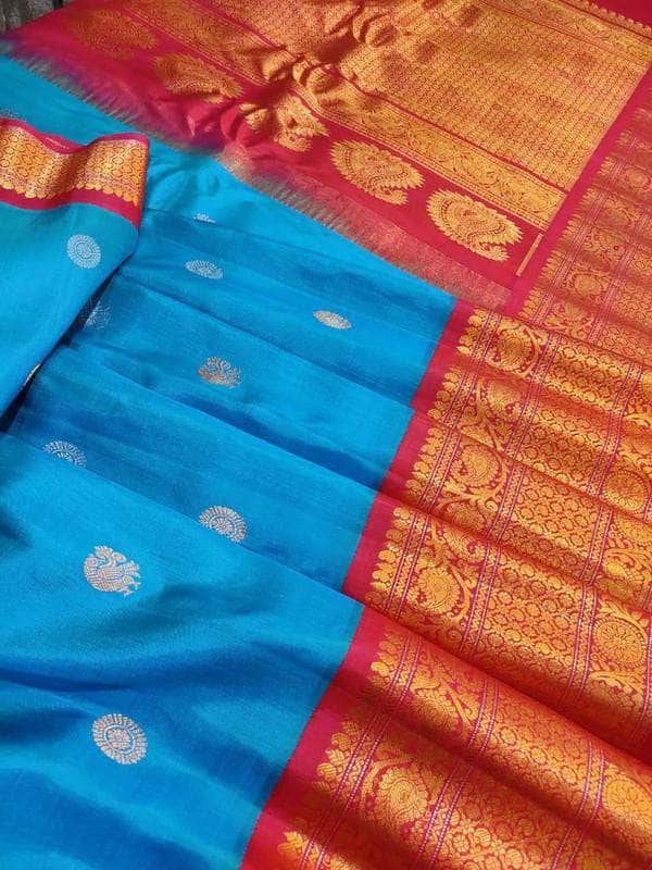 Designer Gadwal Pure Silk Saree