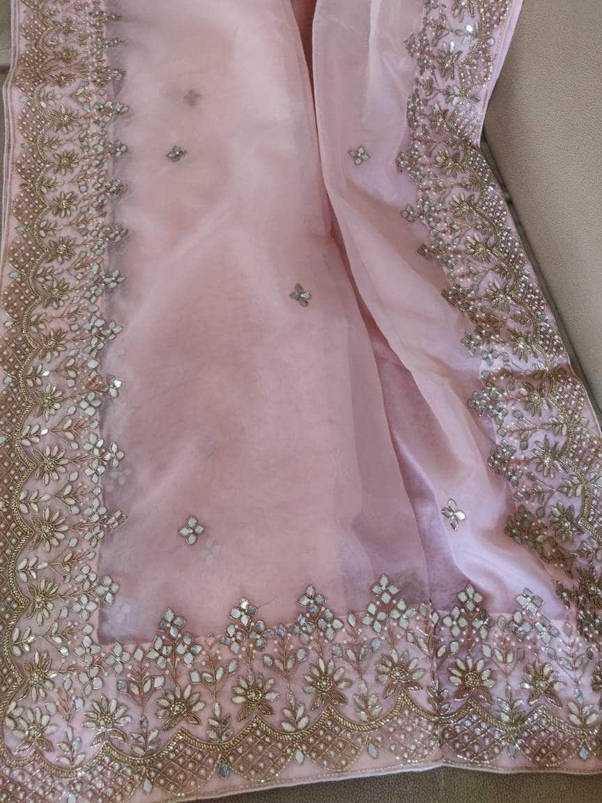 Designer Georgette Organza Saree