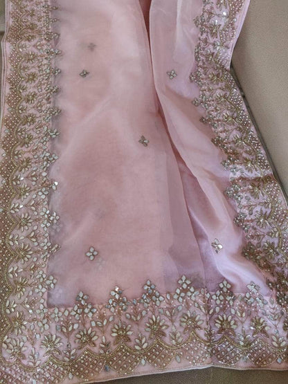 Designer Georgette Organza Saree
