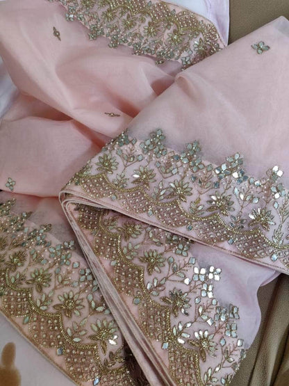 Designer Georgette Organza Saree