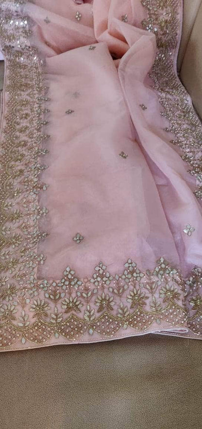 Designer Georgette Organza Saree