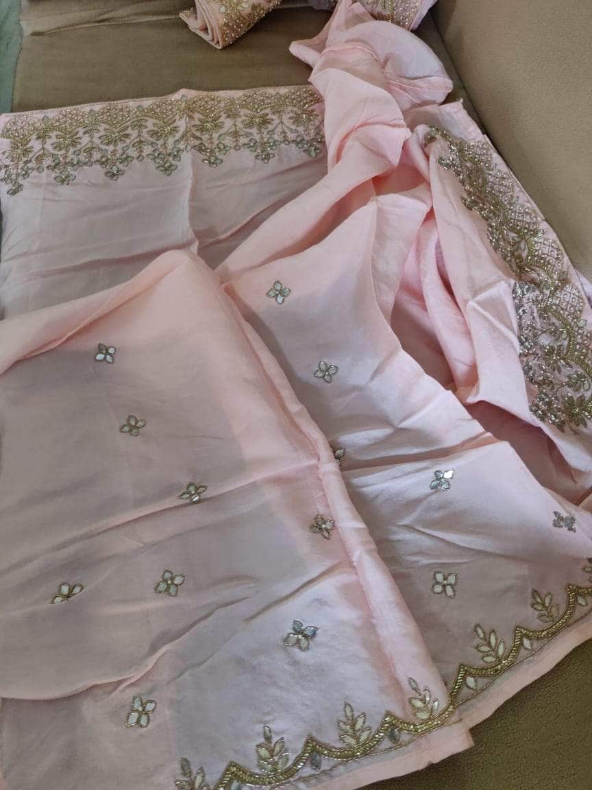 Designer Georgette Organza Saree