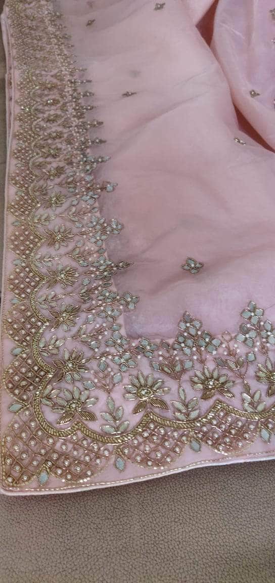 Designer Georgette Organza Saree