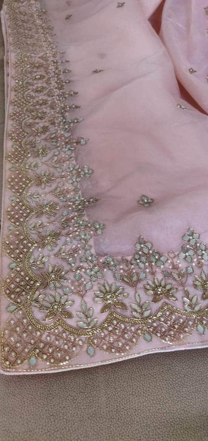 Designer Georgette Organza Saree