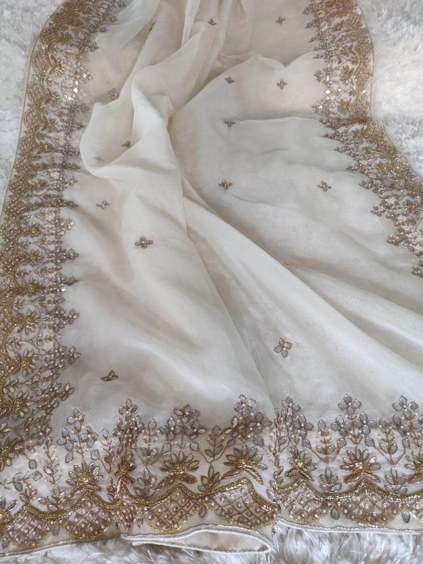 Designer Georgette Organza Saree