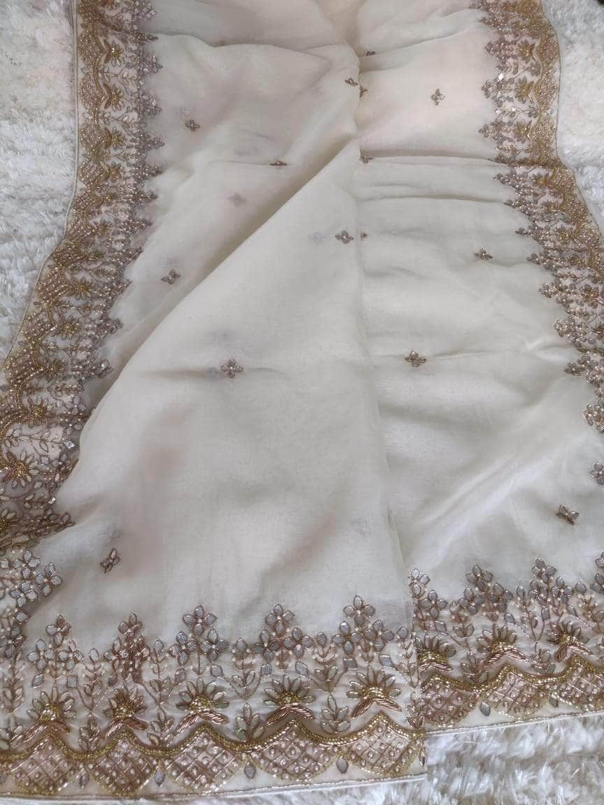 Designer Georgette Organza Saree