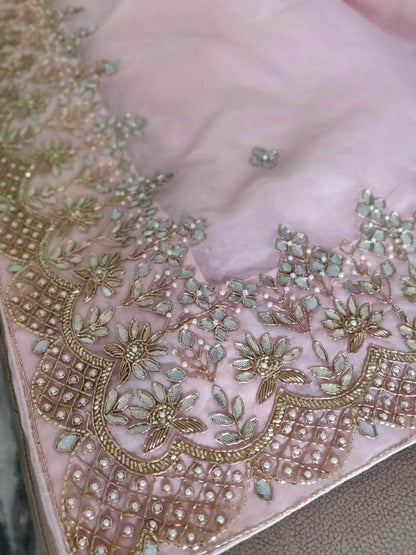 Designer Georgette Organza Saree