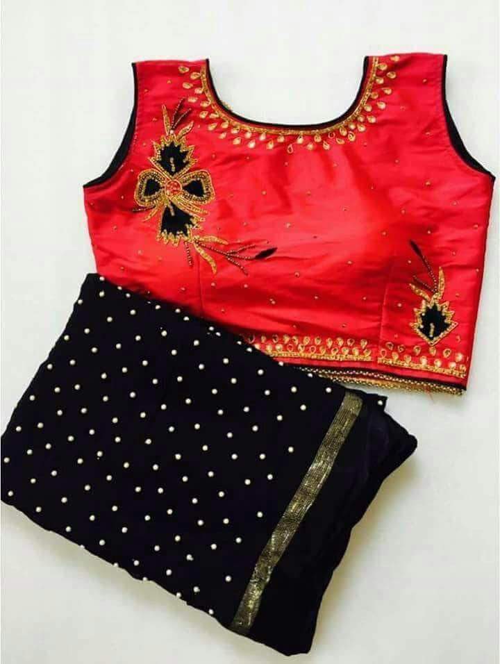 Designer Georgette Sarees with blouse